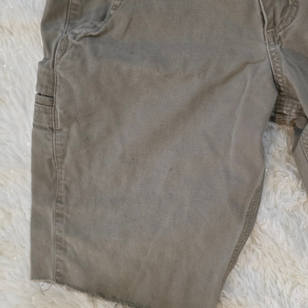 Carhartt B299 MUS Relaxed Fit Canvas Shorts Distressed Stained Cut Off 10.5" - Picture 8 of 11